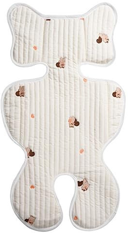 Surakey Komfort Sitzauflage für Babyschale,Sitzauflage für Kinderwagen Kinderwagen Einlage Kindersitz Sitzeinlage Sommer Atmungsaktiv und Geschmacklos Auflage Sicher und Anti Schwitz