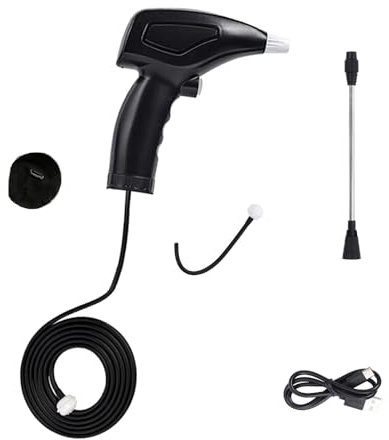 Battery Powered sprayer, Electric Sprayer Watering Wand with 2m hose, Rechargeable and Portable Spray Wand for Gardening house cleaning