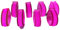 SZJMAO Lot de 8 bracelets lumineux à LED - Brillent dans le noir - Fournitures de fête pour fêtes, festivals, sports, camping, événements nocturnes (rose)