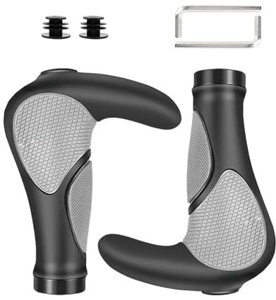 DALAETUS 6 Stück Fahrradgriffe Ergonomisch Set, Lenkergriffe aus Rutschfestem Gummi, Fahrradlenker für MTB, Trekkingrad, E-Bike, Cityrad, Rennrad und Faltrad