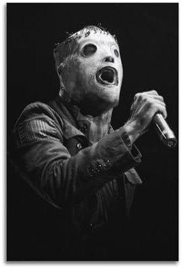 Corey Taylor männlicher Sänger-Poster, Kunst, Wohnzimmer, Schlafzimmer, Poster, Gemälde, dekoratives Gemälde, Druck, Leinwand, Wand, 20 x 30 cm, ungerahmt