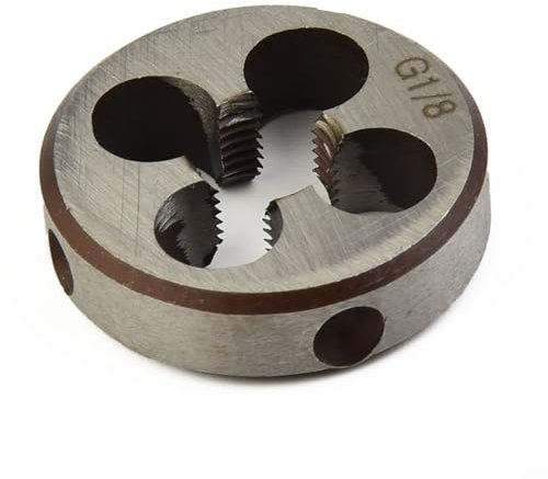 Runde Schneideisen, G1/8-28, G1/4-19, G3/8-19, G1/2-14, G3/4-14, G1-11 (optional) HSS-runde verstellbare Schneideisen für allgemeine Verwendung (G1/8-28)