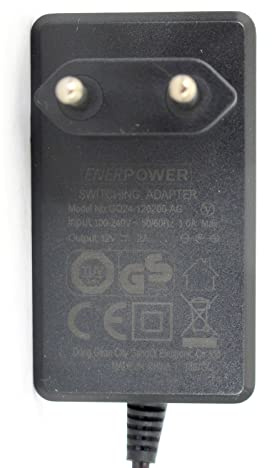 Enerpower 12V 2A netzteil, Ladegerät für IP Kamera, CCTV, Überwachungskamera von ABUS, D-Link, Trandnet, Reolink, ZOSI etc. (5521) GS Zertifiziert