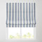 Fully Lined Patterned Roman Blinds for Windows - Durable Fittings Easy Fit - Roman Blind (Navy Stripe 122cm)