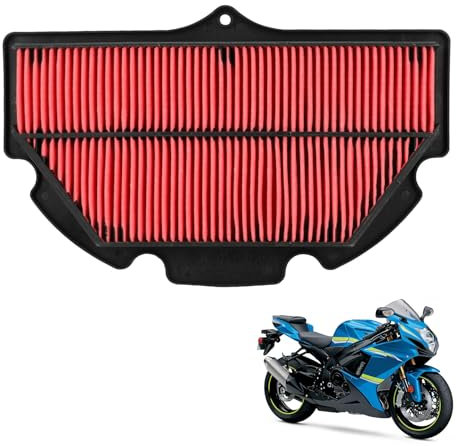 BIUGERCN Filtri Aria Moto Filtro Aspirazione Sportbike Filtro aria per GSXR 600-750cc k6 k7 k8 k9 COD 77126103 rif. orig. 13780-01H00-000