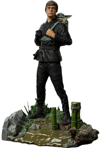 Iron Studios Statue Art Scale 1/10 Luke Skywalker and Grogu (Training Version) Star Wars: Book of Boba Fett 20 cm