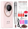 Portable Electric Nail Drill, Low Noise and Heat with 12 Drill Bits Electric Nail Drills for Acrylic Nails Gel Nails, 45000RPM, Professional Nail Tools