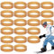 Bandas de fijación para frenos de esquí, Gomas de esquí - Retenedor de freno para equipo de esquí de goma 20X,Kit de ajuste de esquí, correas de fijación de snowboard para deportes al aire libre p