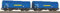 Piko 58296 H0-2er Set Teleskophaubenwagen, Transwaggon, Ep.V