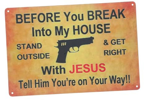 HOLIDYOYO Retro-dekorative Malerei Warnschilder Für Eigentum Wanddekorationen Aus Metall Lustige Wandkunst Hofschild Aus Metall Vintage-plakettenplakat Wandkunstschild Metallzinnschild Eisen