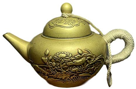 Anciens Objets Anciens Objets Vieux cuivre Lotus Fleur therme en cuivre raffiné Lotus Copper Kettle Water