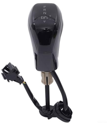 HpLive Elektronischer Auto Schaltknauf mit LED-Beleuchtung für Golf MK6 MK7 für Passat B7 B8 für Tiguan MK2 für Skoda für Octavia für Seat(Schwarz-Weiß Licht)