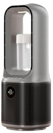 FROVOL 3-in-1 Bladeless Fan with Purifier,Indoor Heater,Fan and Heater Combo HEPA Oscillating Filter,Tip-Over Tower Switch,90°