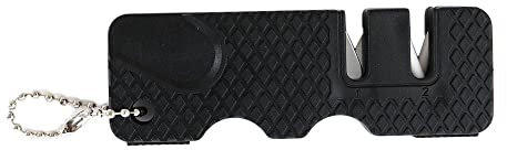 Pocket Knife Sharpener,Manual Sharpeners with Keychain,for Fishing Camping