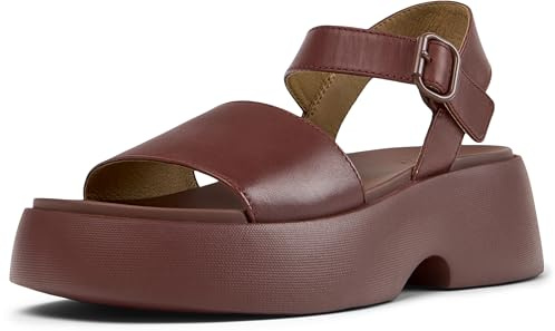 Camper Tasha Women Sandal Burgundy 37 (EU)