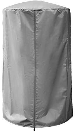 Premium Terrassenheizer Abdeckhaube aus Polyester - Wetterschutz für Heizstrahler im Garten, wasserdicht & UV-beständig mit praktischem Seitenzip (D)