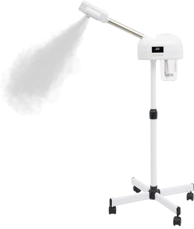 Vertikaler Gesichtsdampfer, Nano-Ionen und Ozon Bedampfer, Porenreiniger Gesichtssauna Heiße Dampfgerät Luftbefeuchter, für Feuchtigkeitsspend und Hautpflege