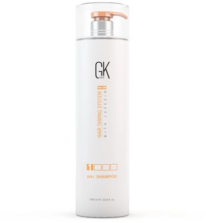 GK HAIR Ph Vorbehandlungs-Klärshampoo für angesammelten Schmutz Ölprodukte und hartes Wasser Keratin zur Vorbereitung des Haares Tiefenreinigung entfernt Unreinheiten erfrischt sulfatfrei 1000ml