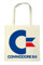 Logoshirt® Commodore I C64 I Logo I Baumwolltasche I natur I Lizenziertes Originaldesign