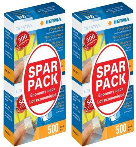 Herma Fotokleber Doppelpack 4x500 St. Sparpack