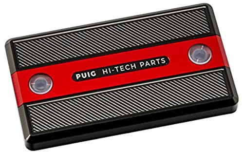Puig 9270R Brems-/Kupplungsflüssigkeitsdeckel CNC-gefräst, Rot