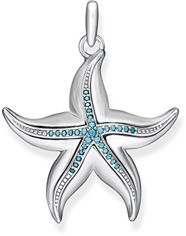 THOMAS SABO Damen-Anhänger Seestern 925 Sterling Silber PE806-667-17