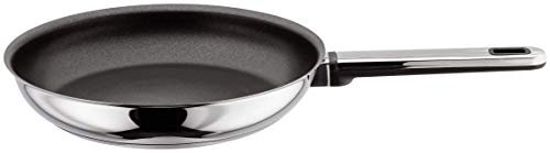 Stellar Stay Cool Stainless Steel Frying Pan Non-Stick, 24cm, Engineered Stay-Cool Handle, Oven Safe, Dishwasher Safe