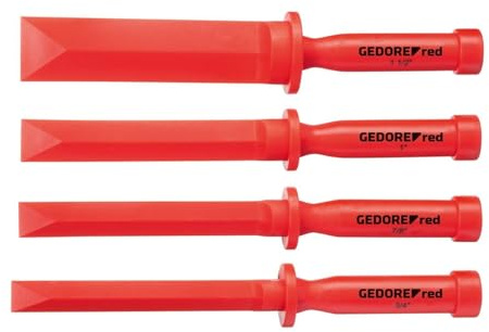 GEDORE Red Soft Chisel Set 4 Pieces