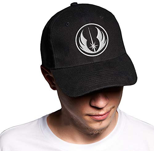 Jedi Star Wars White Schwarz Baseball Delta Kappe Verstellbare Unisex Original Urban Logo Sticken