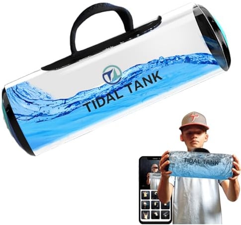 Tidal Tank - Original Aqua Bag Kettlebell for weight training | Training Bag with Water Weight | Ultimate Core & Balance Workout | Portable Stability Training Fitness Device | up to 3 kg