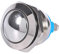 Hupe Taster 12V, Druckschalter Hupe, Taster 12V Wasserdicht, Druckknopfschalter, 19 mm Wasserdichter Auto Metall Druckknopfschalter, 12V Rundverriegelungs Druckschalter