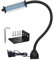 Gooseneck Mill LED Work Light IP66 Waterproof 800 Lumens 110V-240V 44Leds Screw Mount Flood Light for Machine Tool Milling and Workbench Lighting