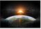 LANA KK Weltall Poster - Sunshine - Universum, Planeten, Galaxis, Sterne in 150 x 100 cm, Premium-Qualität Wall-Art Wandbild