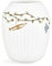 Kähler Design Hammershøi Weihnachts-Vase aus Porzellan in Weiß mit Aquarelldekorationen, Höhe: 21 cm