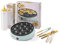 Bestron Poffertjesmaker Kit économique avec bouteille à pâte et 3 pinces de service, idéal pour Noël, Pâques ou anniversaires d'enfants, design rétro, 800 W, couleur : menthe/jaune