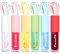 BoloShine Brillo de Labios 6 piezas, Lip Gloss Teñido Transparente Sabor a Fruta, Lip Glow Oil Voluminizador Suaves y Duraderos, Lip Plumper de Labios Hidratante Mujer