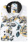 Xact Chemise à Manches Longues avec Imprimé Floral de Roses pour Homme, Coupe Régulière (Rose - White/Gold) L