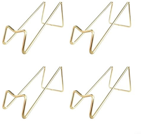 Carpango Lot de 4 supports en métal pour bouteilles de vin (C)