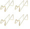 Carpango Lot de 4 supports en métal pour bouteilles de vin (C)