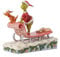 The Grinch by Jim Shore The Grinch und Max On A Sled Figurine