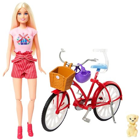 Barbie Puppen- und Fahrradspielset