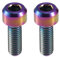 A ABSOPRO Boulons de Serrage de Tige de Selle de vélo en Couleur Assortie M5x14mm - 2 pièces
