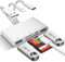5-in-1 Memory Card Reader, [MFi Certified] SD Card Reader for iPhone iPad, SD/Micro SD Camera to iPhone Adaptor USB OTG Adapter Supports SD/Micro SD/SDHC/SDXC/MMC/TF Cards