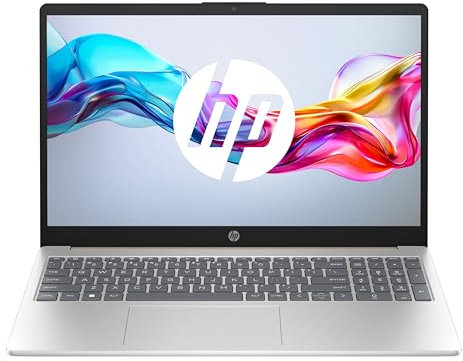 HP Ordenador portátil 15.6 FHD (Intel Core i5-1334U, 16GB RAM, 1TB SSD, Intel Iris Xe Graphics, Sin Sistema Operativo) Plata y Azul - Teclado QWERTY Español