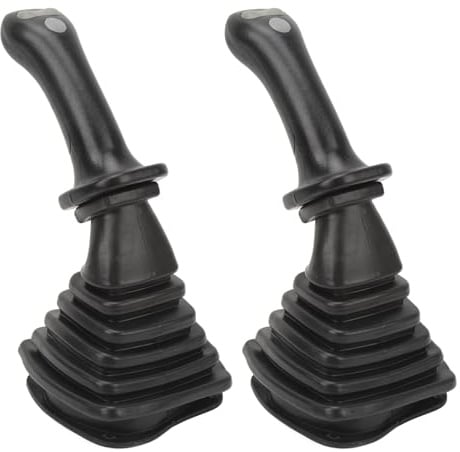 Acouto Maniglie Joystick per Escavatore 2 Pezzi 3 Pulsanti per Doosan DH DX150 215 225 300 370-9C, Sostituzione con Copertura Antipolvere