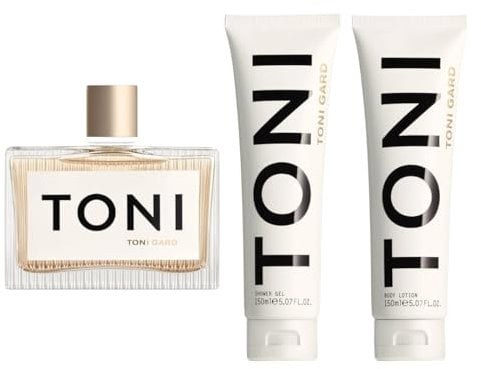 Toni Gard TONI FOR ALL Eau de Parfum 90 ML und Shower Gel 150 ML + Body Lotion 150 ML Molekular Duft Weißes Zedernholz, Ambroxan, Moschus, Holziger Bernstein