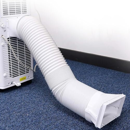 HEBEOT Tuyau d'aération pour climatiseur - Flexible - Rétractable et anti-fuite - Convient à tous les modèles (150 mm x 1,5 m)