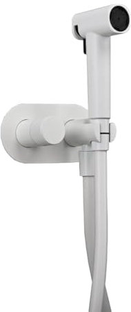 Grifo Bidet Para Wc Grifo Bidet Para Wc Agua Caliente Grifo Wc Higienico Todo Cobre Blanco interruptor Giratorio