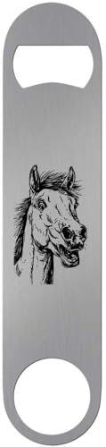 'Surprised Horse' Bar Blade Bottle Opener (BR00018789)