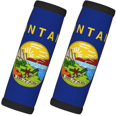 Montana State Flaggegepäck-Identifikatoren für Koffer, verwendet für Gepäckkoffer mit Knopfgriff und Reisekoffer